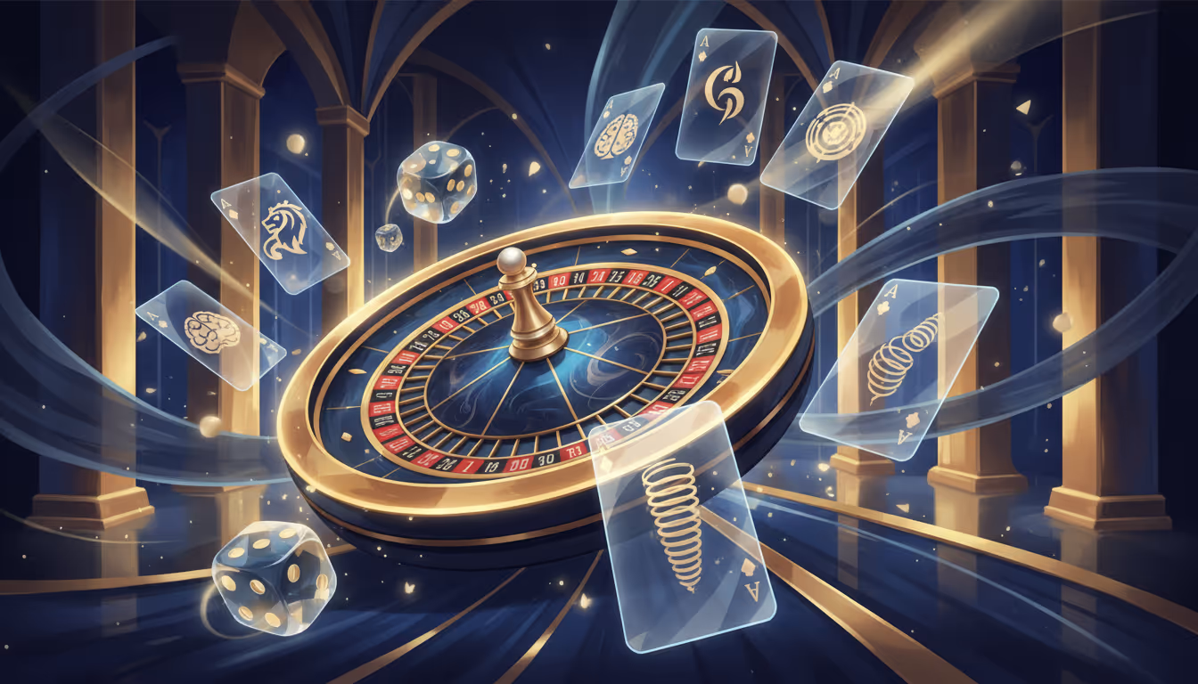 Farkli oyunlarda benzersiz kisiliklerini ortaya koyan casino oyunculari